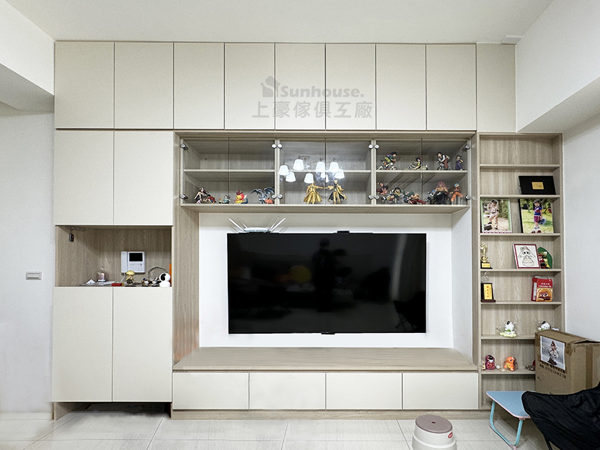 台南永康區王先生_客廳/廚房空間