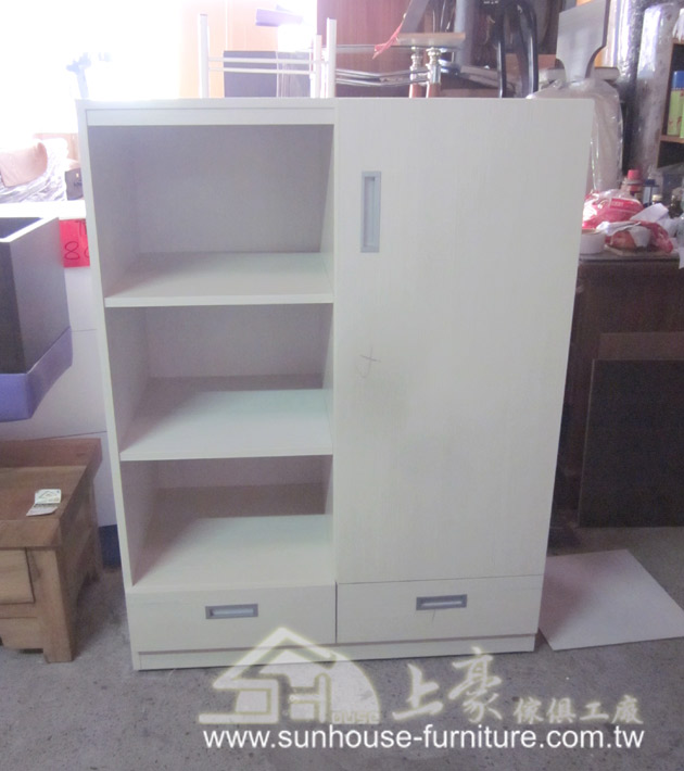 1508-3台北張先生訂製3*4尺矮衣櫃